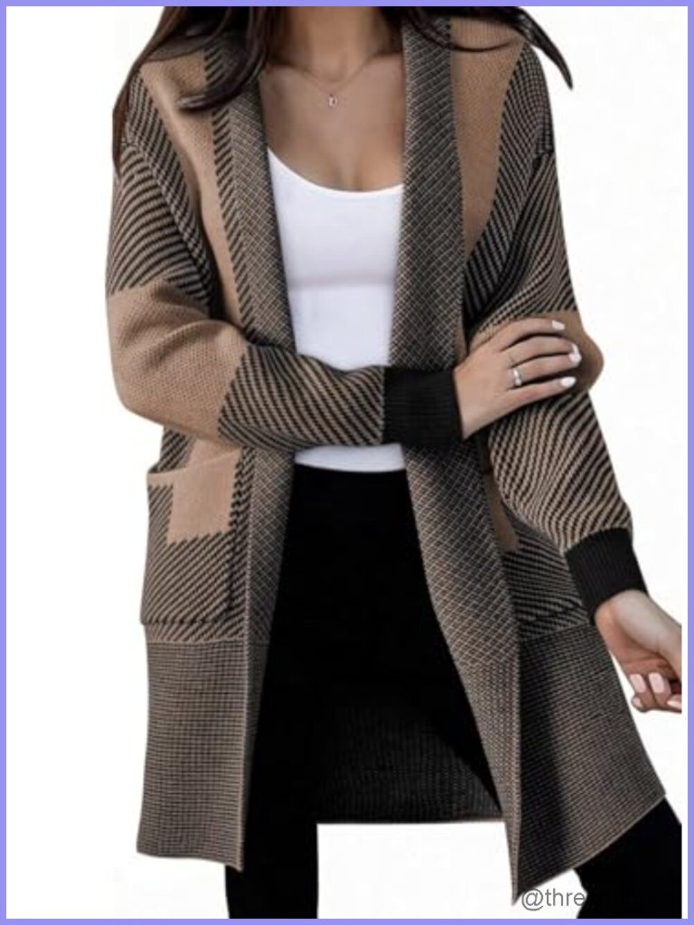 Oversized Long Cardigan Sweater with Pockets Fall Winter Knit